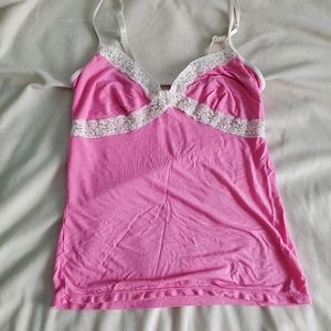 💗VS pink lace cami